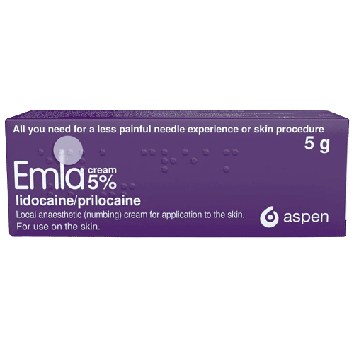 Aspen Emla 5% Lidocaine/Prilocaine Cream, 5g