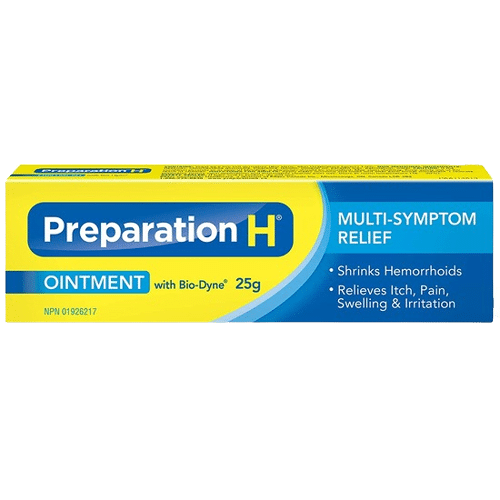 Preparation H Ointment with Bio-Dyne, 25g