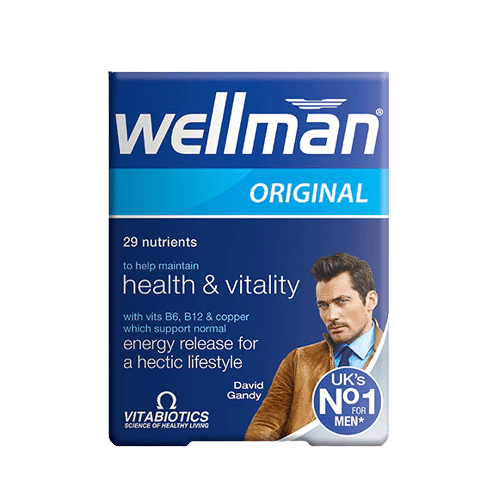 Vitabiotics Wellman Original Daily Supplement For Men, 30 Tablets